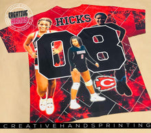 Load image into Gallery viewer, (3D) All Over Print Custom Tee Shirt - Front Only