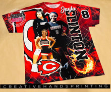 Load image into Gallery viewer, (3D) All Over Print Custom Tee Shirt - Front Only