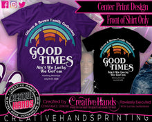 Load image into Gallery viewer, Family Center Print Design: Custom Tee Shirt- Short Sleeve