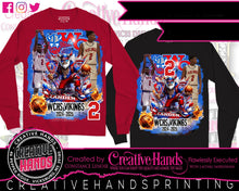 Load image into Gallery viewer, Family Center Print Design: Custom Tee Shirt- Short Sleeve