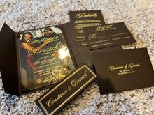 Load image into Gallery viewer, Acrylic Invitations | Acrylic Thank You | Clear Invitations | with Cardstock Box