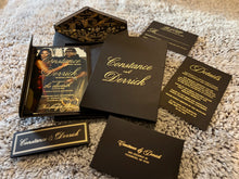 Load image into Gallery viewer, Acrylic Invitations | Acrylic Thank You | Clear Invitations | with Cardstock Box