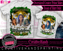 Load image into Gallery viewer, Family Center Print Design: Custom Tee Shirt- Short Sleeve