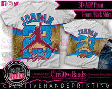 Load image into Gallery viewer, (3D) All Over Print Custom Tee Shirt - Front Only