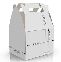 Load image into Gallery viewer, Personalized Gable Favor Boxes