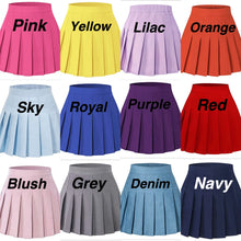 Load image into Gallery viewer, Custom Pleated Skirt (WITH CUSTOM SHIRT OPTION)