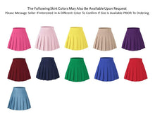 Load image into Gallery viewer, Custom Pleated Skirt (WITH CUSTOM SHIRT OPTION)