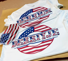 Load image into Gallery viewer, Family Center Print Design: Custom Tee Shirt- Short Sleeve