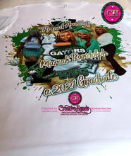 Load image into Gallery viewer, Family Center Print Design: Custom Tee Shirt- Short Sleeve