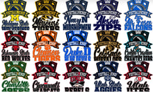 Load image into Gallery viewer, 🏈👑COLLEGE FOOTBALL KINGS Center Print Design: Custom Tee Shirt- Short Sleeve