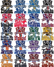 Load image into Gallery viewer, 🏈👑COLLEGE FOOTBALL KINGS Center Print Design: Custom Tee Shirt- Short Sleeve