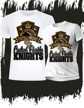Load image into Gallery viewer, 🏈👑COLLEGE FOOTBALL KINGS Center Print Design: Custom Tee Shirt- Short Sleeve