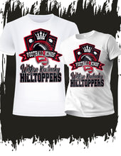 Load image into Gallery viewer, 🏈👑COLLEGE FOOTBALL KINGS Center Print Design: Custom Tee Shirt- Short Sleeve