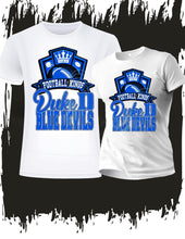 Load image into Gallery viewer, 🏈👑COLLEGE FOOTBALL KINGS Center Print Design: Custom Tee Shirt- Short Sleeve