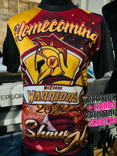 Load image into Gallery viewer, "COLOR" N White Youth Oversized Printed Partial 3D Custom Tee Shirt - Front Only