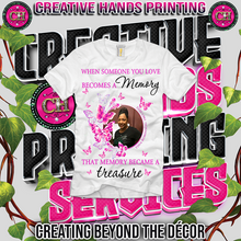 Load image into Gallery viewer, Family Center Print Design: Custom Tee Shirt- Short Sleeve