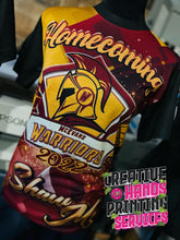 Load image into Gallery viewer, "COLOR" N White Youth Oversized Printed Partial 3D Custom Tee Shirt - Front Only