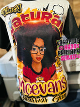 Load image into Gallery viewer, "COLOR" N White Youth Oversized Printed Partial 3D Custom Tee Shirt - Front Only