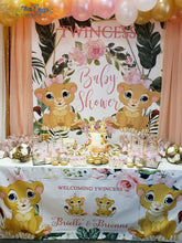 Load image into Gallery viewer, Banner: Step and Repeat Customized Vinyl Banner or 8'x8' Adjustable Backdrop Banner Stand