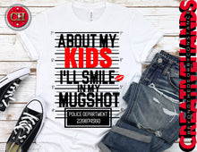 Load image into Gallery viewer, ABOUT MY Oversized Center Print Design: Custom Tee Shirt- Short Sleeve