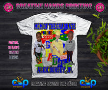 Load image into Gallery viewer, Graduation Good News Center Print Design: Custom Tee Shirt- Short Sleeve