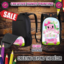 Load image into Gallery viewer, Personalized Full-Size Backpack - Custom 3D Backpack for Kids -Book Bag
