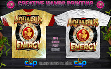 Load image into Gallery viewer, Zodiac Big Ole Energy: 3D or Center Print Tee Shirt - Front Only
