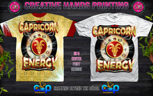 Load image into Gallery viewer, Zodiac Big Ole Energy: 3D or Center Print Tee Shirt - Front Only