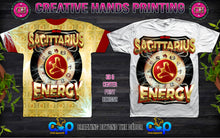 Load image into Gallery viewer, Zodiac Big Ole Energy: 3D or Center Print Tee Shirt - Front Only