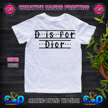 Load image into Gallery viewer, First Day of Preschool Shirt, Personalized Kids Shirt, Kids Name Shirt, Alphabet Name Shirt: : Short Sleeve