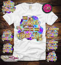 Load image into Gallery viewer, Cotton Candy Gold Zodiac Tee Shirt (Center Design)- Short Sleeve
