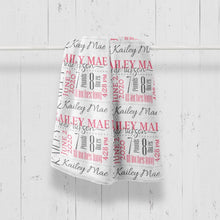 Load image into Gallery viewer, Personalized Girl Blankets