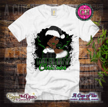 Load image into Gallery viewer, Blessed & Merry Christmas: Custom Tee Shirt- Short Sleeve