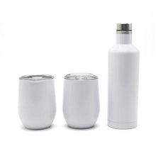 Load image into Gallery viewer, Wine Tumblers and Bottle Gift Set