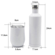 Load image into Gallery viewer, Wine Tumblers and Bottle Gift Set