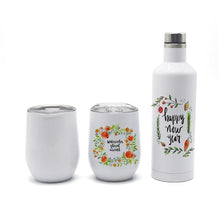 Load image into Gallery viewer, Wine Tumblers and Bottle Gift Set