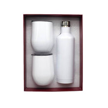 Load image into Gallery viewer, Wine Tumblers and Bottle Gift Set