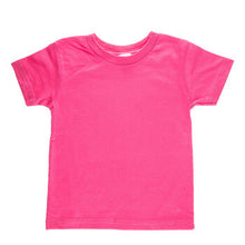 Load image into Gallery viewer, Custom Center Printed Design Toddler Color Tee Shirt- Short Sleeve (Any Design)