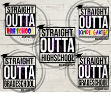 Load image into Gallery viewer, Straight Outta Grade Center Print Design: Custom Tee Shirt- Short Sleeve (Any Design)