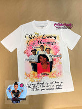 Load image into Gallery viewer, Family Center Print Design: Custom Tee Shirt- Short Sleeve
