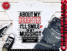 Load image into Gallery viewer, ABOUT MY Oversized Center Print Design: Custom Tee Shirt- Short Sleeve