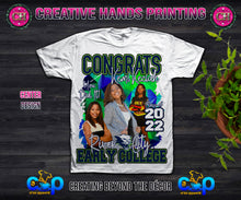 Load image into Gallery viewer, Graduation Congrats You Did It Center Print Design: - Short Sleeve