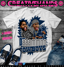 Load image into Gallery viewer, 🏈Daaammnn 🏈Oversized Print Design: Custom Tee Shirt- Short Sleeve