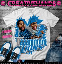 Load image into Gallery viewer, 🏈Daaammnn 🏈Oversized Print Design: Custom Tee Shirt- Short Sleeve