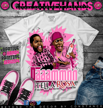 Load image into Gallery viewer, 🍾Daaammnn🍾Oversized Print Design: Custom Tee Shirt- Short Sleeve