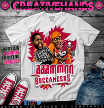 Load image into Gallery viewer, 🏈Daaammnn 🏈Oversized Print Design: Custom Tee Shirt- Short Sleeve