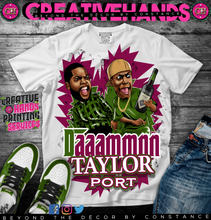 Load image into Gallery viewer, 🍾Daaammnn🍾Oversized Print Design: Custom Tee Shirt- Short Sleeve