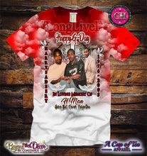 Load image into Gallery viewer, Memorial Cloud or Rest In Peace Cloud (3D) Tee Shirt - Front Only