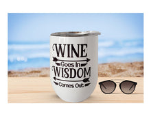 Load image into Gallery viewer, 10oz Stemless Drink Tumbler, Wine Tumbler