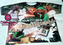 Load image into Gallery viewer, Graduation (3D) All Over Print Tee Shirt - Front Only- ANY DESIGN
